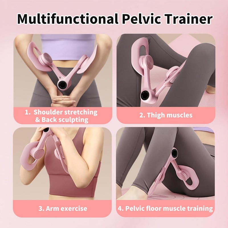 winying Thigh Master, Pelvic Floor Thigh Exercise Device for Women, Inner Thigh Master Trainer Thigh Strengthening Exerciser Home/Office Workouts - Image 4